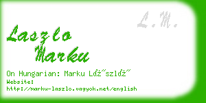 laszlo marku business card